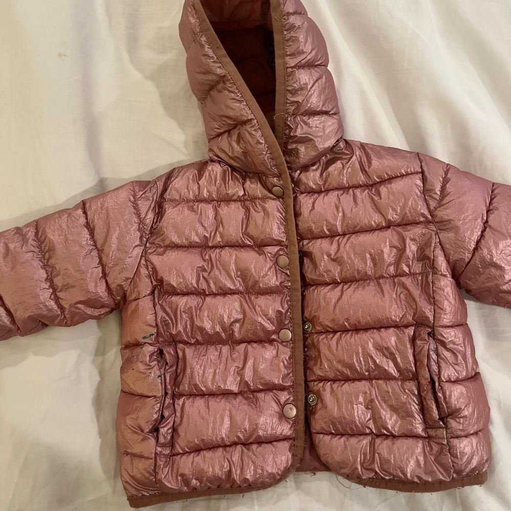Zara light puffer coat